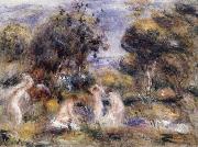 Pierre Renoir The Bathers painting